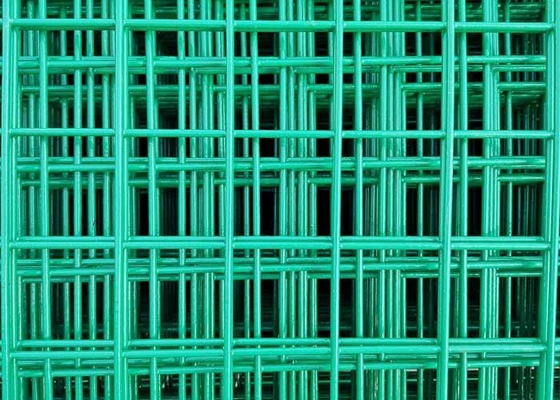Tuin 6mm Gegalvaniseerde Gelaste Draad Mesh Fence Peach Post
