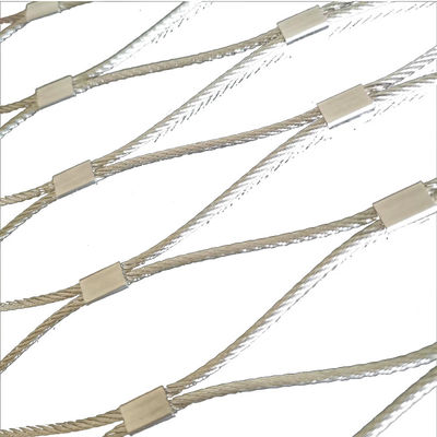 Draaddiameter 1,2 mm tot 4 mm Commerciële veiligheid 304 roestvrijstalen gaasnetten voor bescherming